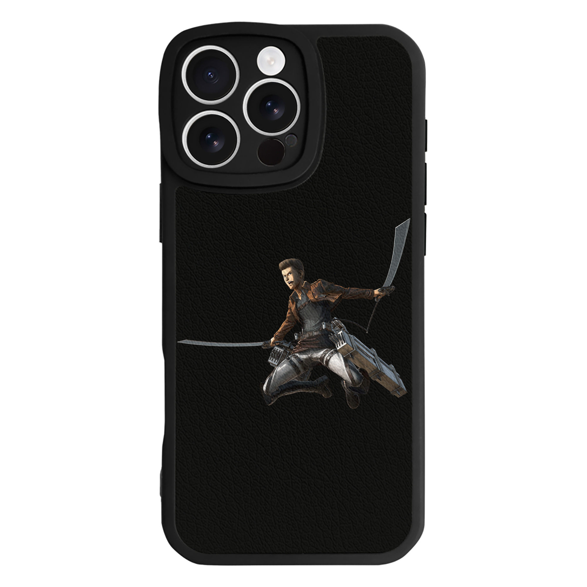 （画像用） 進撃の巨人 Attack on Titan 【iPhone 16シリーズ対応】シリコンスマホケース（レザー調） 材質：シリコン